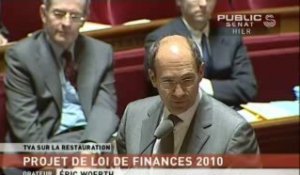 SEANCE,Projet de loi de Finances pour 2010