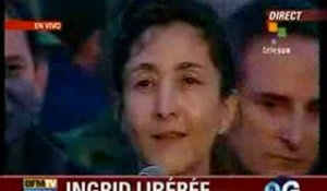 Ingrid Betancourt libérée