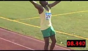 Le ralenti du record d'Usain Bolt