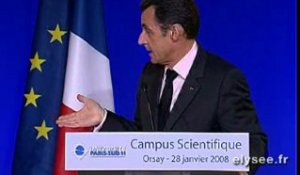 Discours sur la Recherche à l'Université Paris-Sud XI