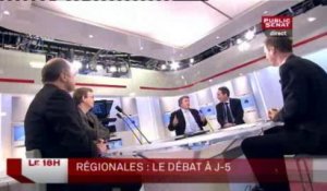 Le 18h,Dominique Paillé, Pierre Laurent, Jean Desessard et Bruno Le Roux