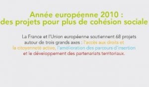 Année européenne 2010 : Des projets pour plus de cohésion