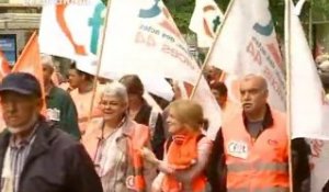 Forte mobilisation pour les retraites à Nantes