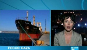 Israeli warships shadow Gaza-bound Libyan aid boat