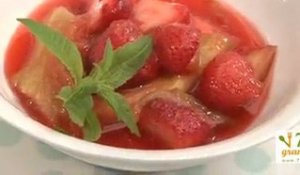 Soupe rhubarbe et fraises - 750 Grammes