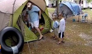 Des campings testent un système d'alerte orage