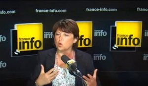 Martine Aubry répond à François Fillon, Premier ministre