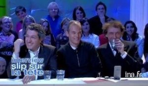 Interview slip sur la tête Michaël Youn, Benjamin Morgaine et Vincent Desagnat