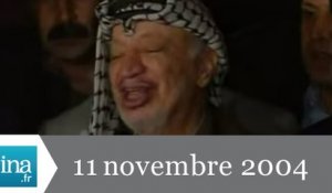 20h France 2 du 11 Novembre 2004 - Mort de Yasser Arafat - Archive INA