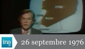 20h Antenne 2 du 26 septembre 1976 - Archive INA