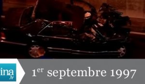 20h France 2 du 1er septembre 1997 Mort de Lady Diana - archive INA