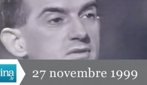 20h France 2 du 27 novembre 1999 - Alain Peyrefitte est mort - Archive INA