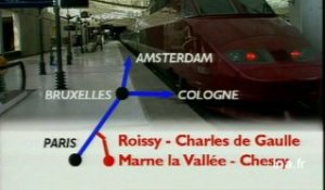 SNCF nouvelle ligne : le thalys de Roissy à Bruxelles