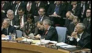ONU, Irak : ultimatum américain de 10 jours, question de la nouvelle résolution
