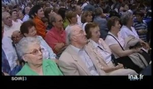 Nicolas Sarkozy est en meeting à Agen