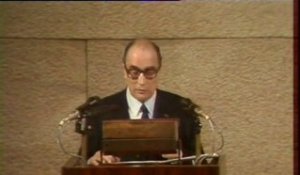 Mitterrand à la Knesset