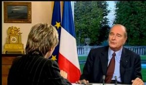 Interview Jacques Chirac 21 septembre 2000 - Archive vidéo INA