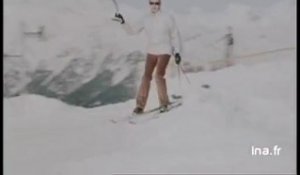 Valéry Giscard d'Estaing skie à Courchevel - Archive vidéo INA