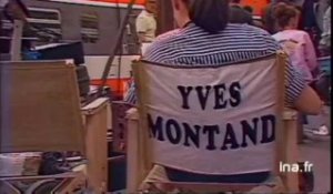 Tournage de "Trois places pour le 26" avec Yves Montand à Marseille - Archive INA