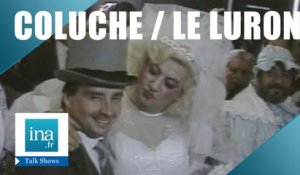 Le mariage de Coluche et Thierry Le Luron | Archive INA