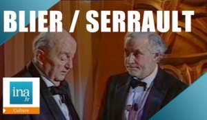 Michel Serrault remet un César à Bernard Blier en 1989 - Archive INA