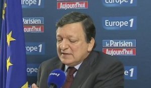 Barroso : "pas de spéculation"