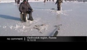A la pêche sur glace à Vladivostok - no comment
