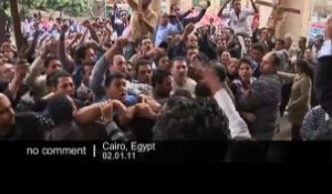 Les coptes d'Egypte en colère - no comment