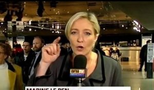 Marine Le Pen répond à Thomas Sotto