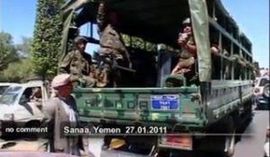 Manifestation contre le pouvoir au Yémen - no comment