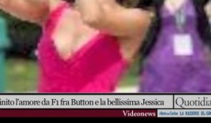 Finito l'amore da F1 fra Button e la bellissima Jessica