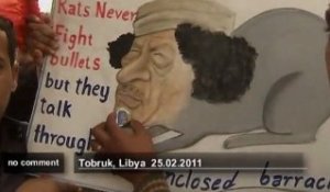 La Libye qui fête, la Libye qui manifeste - no comment