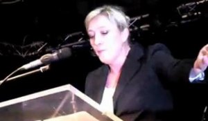 Marine Le Pen lance un appel aux électeurs de gauche