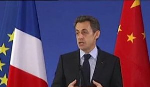 Discours de N. Sarkozy devant la communauté française de Chine