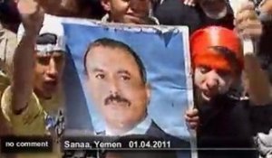 Les partisans d'Ali Abdallah Saleh... - no comment