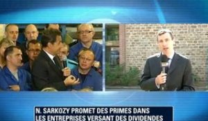 Sarkozy promet la création de la prime de 1.000€