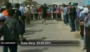Premier marathon de l'histoire à Gaza - no comment