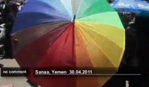 Manifestation anti-Saleh au Yémen - no comment