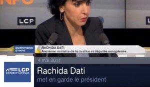 Rachida Dati : «Sarkozy risque de se faire engueuler»