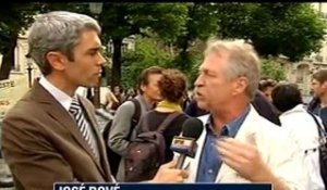 Manifestation contre le gaz de schiste à Paris