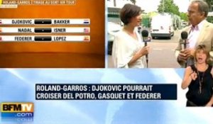 Roland-Garros : les résultats du tirage au sort