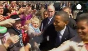 Obama revendique des "liens de sang" avec l'Irlande