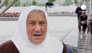 Les "Femmes de Srebrenica" particulièrement attentives...