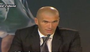 Zinedine Zidane présente sa biographie