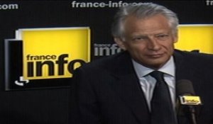 Dominique de Villepin : "il faut mettre l'accent sur une solution politique en Libye"