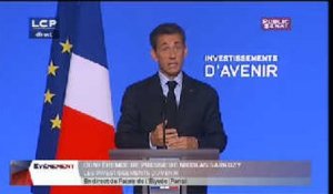 Évènements : Conférence de presse de Nicolas Sarkozy