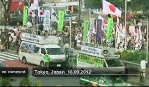 Les nationalistes nippons manifestent sur... - no comment