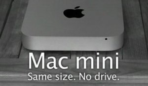 Mac mini 2011 - Same size. No drive.