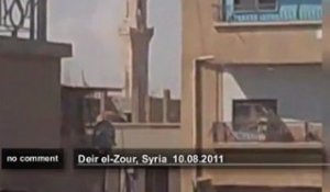 Syrie : l'armée s'attaque au minaret de la... - no comment