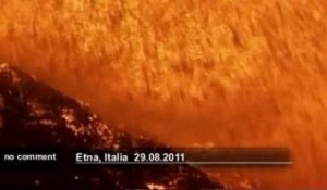 Mount Etna volcano erupts for twelfth time... - no comment